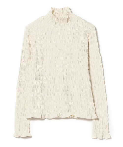 Ray BEAMS(レイビームス)の「Ray BEAMS / シャーリング ハイネック カットソー(Tシャツ/カットソー・レディース・ラベンダー/ホワイト系その他6/ブラック・ONE SIZE)」の20枚目の写真