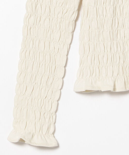 Ray BEAMS(レイビームス)の「Ray BEAMS / シャーリング ハイネック カットソー(Tシャツ/カットソー・レディース・ラベンダー/ホワイト系その他6/ブラック・ONE SIZE)」の22枚目の写真