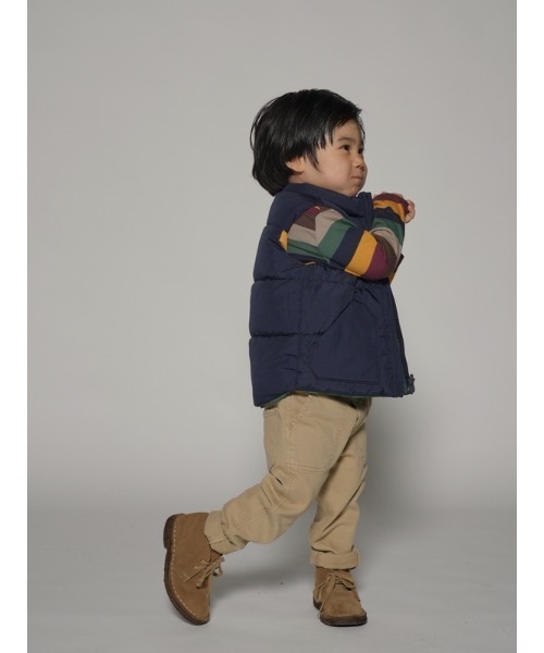 GAP(ギャップ)の「リバーシブル パファーベスト(幼児)(ダウンベスト・キッズ・ブルー・12-18M/18-24M/2 YRS/3 YRS/4 YRS/5 YRS)」の6枚目の写真