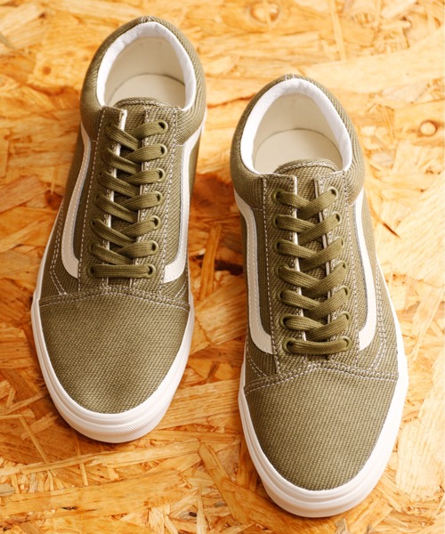 And A(アンドエー)の「VANS ヴァンズ / OLD SKOOL オールドスクール デザートツイル キャンバスローカットスニーカー / VN0A5KRSBD4 VN0A5JMIBUE(スニーカー・メンズ・オリーブ/ベージュ・27cm/28.5cm/27.5cm/26.5cm)」の20枚目の写真