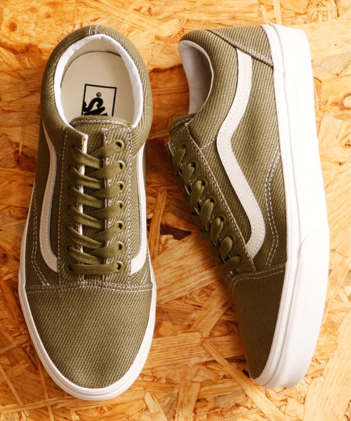 And A(アンドエー)の「VANS ヴァンズ / OLD SKOOL オールドスクール デザートツイル キャンバスローカットスニーカー / VN0A5KRSBD4 VN0A5JMIBUE(スニーカー・メンズ・オリーブ/ベージュ・27cm/28.5cm/27.5cm/26.5cm)」の21枚目の写真