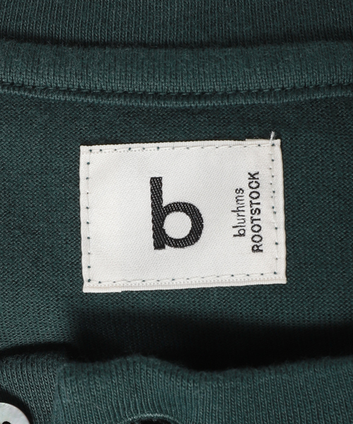 blurhms（ブラームス）の「【blurhms ROOTSTOCK】 Extra Soft Henley-neck L/S（Tシャツ/カットソー・メンズ・ブラック/ホワイト系その他/グリーン/ライトイエロー・3/4）」の15枚目の写真