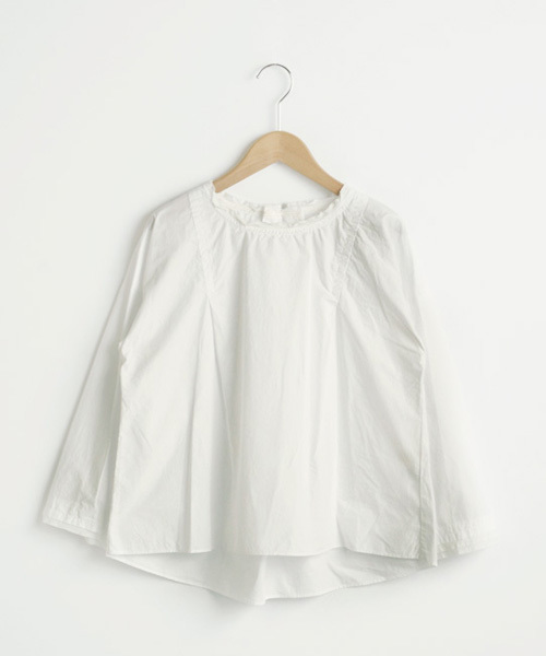 LA MARINE FRANCAISE(マリン フランセーズ)の「50/-タイプライター ブラウス(シャツ/ブラウス・レディース・ホワイト/カーキ/サックスブルー・ONE SIZE)」の2枚目の写真