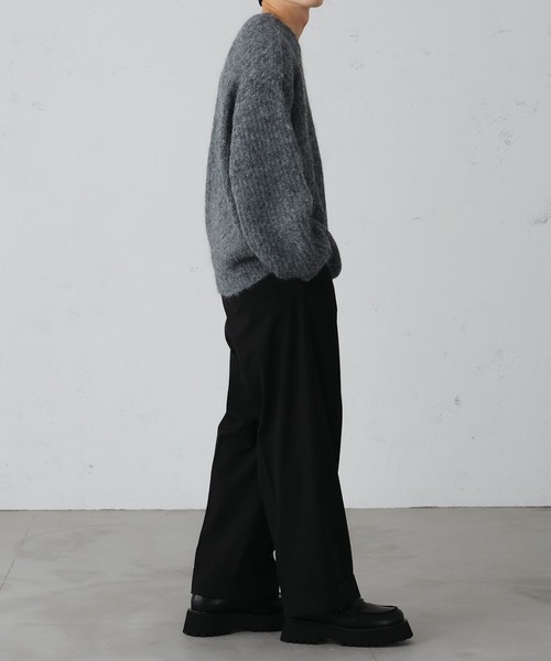 epnok（エプノック）の「モヘアライクメランジニット（ニット/セーター・メンズ・ダークブラウン/グレー/カーキ・LARGE/MEDIUM/SMALL）」の4枚目の写真