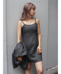 EVRIS | ツイードジャンスカ【セットアップ着用可能】(ワンピース)