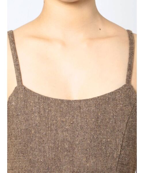 EVRIS（エヴリス）の「ツイードジャンスカ【セットアップ着用可能】（ワンピース・レディース・ブラック/パープル/ブラウン・FREE）」の16枚目の写真