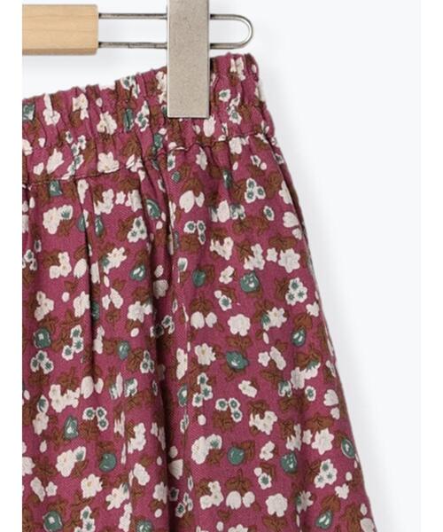 Samansa Mos2（サマンサ モスモス）の「花柄ティアードスカート（スカート・レディース・ベージュ/パープル/チャコールグレー・ﾌﾘ-）」の21枚目の写真