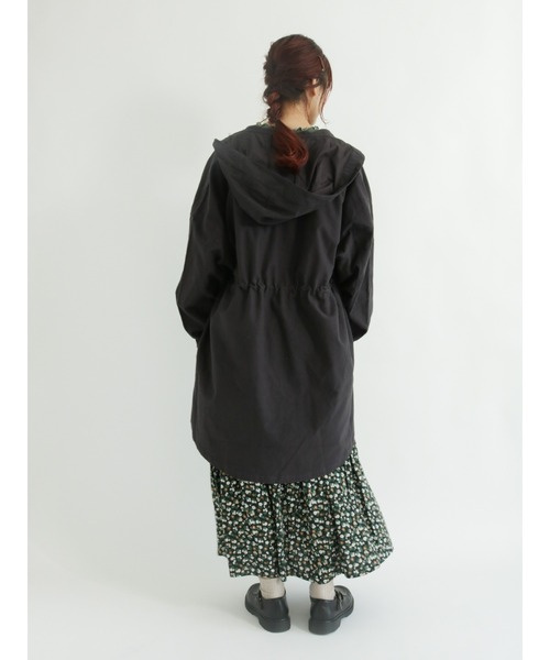 Samansa Mos2（サマンサ モスモス）の「花柄ティアードスカート（スカート・レディース・ベージュ/パープル/チャコールグレー・ﾌﾘ-）」の8枚目の写真