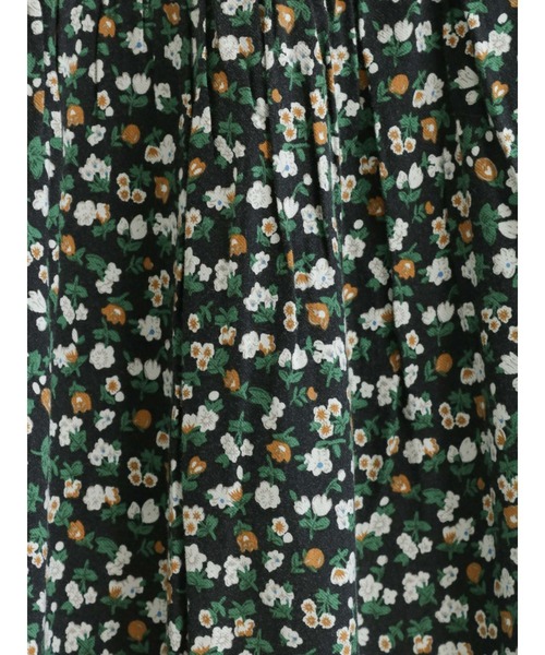 Samansa Mos2（サマンサ モスモス）の「花柄ティアードスカート（スカート・レディース・ベージュ/パープル/チャコールグレー・ﾌﾘ-）」の16枚目の写真