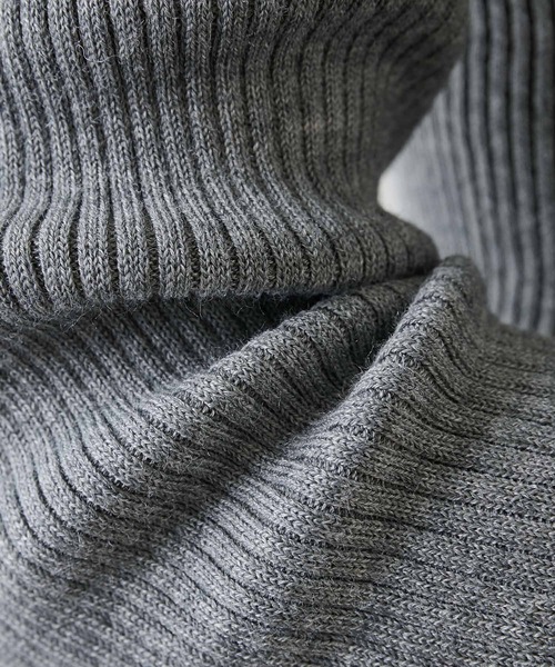 Whim Gazette（ウィムガゼット）の「ZIPニット（ニット/セーター・レディース・ブラック/グレー・FREE）」の19枚目の写真