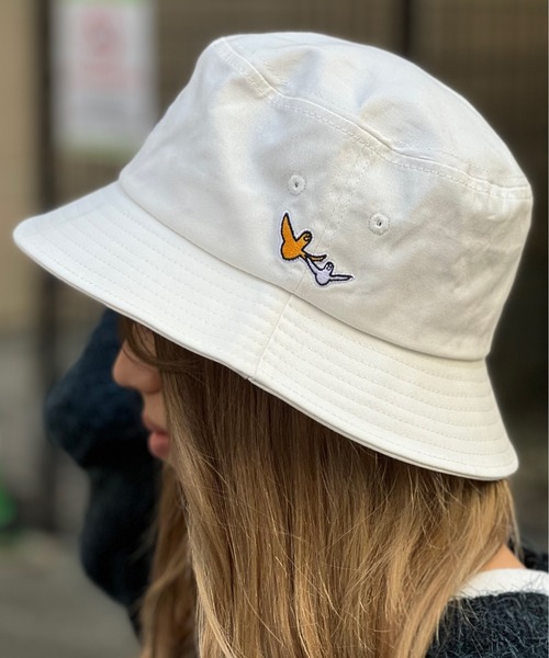 (What it isNt)ART BY MARKGONZALES(ワットイットイズント)の「What it isNt-MG【62150】/(ワットイットイズント) アートバイ マークゴンザレス-バケットハット(ハット・メンズ・ブラック/グリーン/ホワイト・FREE)」の2枚目の写真