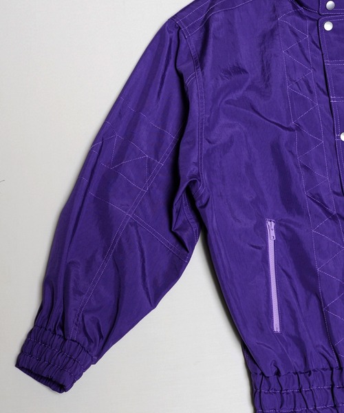 【激レア】ミルクボーイ ナイロンジャケット　ボーン　ブラック　フリーサイズ LAND by MILKBOY（ランドバイミルクボーイ）の「LAND NYLON JACKET