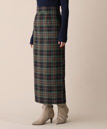 OPAQUE.CLIP | カラーチェックタイトスカート(スカート)