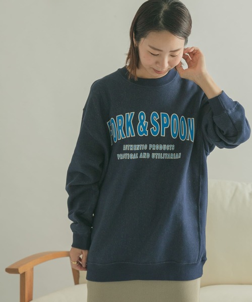 FORK&SPOON（フォークアンドスプーン）の「『ユニセックス』FORK&SPOON　F&Sロゴスウェット（スウェット・メンズ・グレー/ネイビー・4/5）」の18枚目の写真