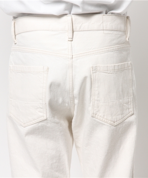 JOURNAL STANDARD（ジャーナルスタンダード）の「12oz セルヴィッチ5ポケットホワイトデニムパンツ #（デニムパンツ・メンズ・ホワイト/ブラック・SMALL/LARGE/MEDIUM）」の7枚目の写真