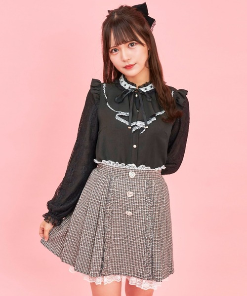 Secret Honey（シークレットハニー）の「ラメツイードプリーツ