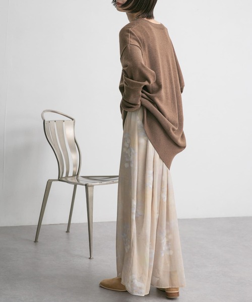 KBF（ケイビーエフ）の「プリントキャミワンピース（ワンピース・レディース・グリーン系その他/ベージュ系その他・ONE）」の6枚目の写真