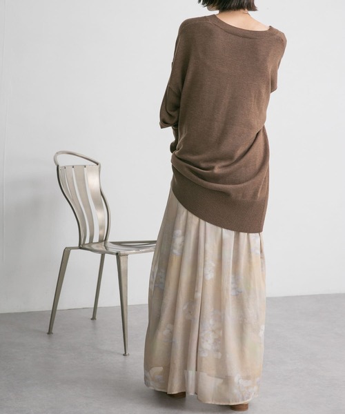 KBF（ケイビーエフ）の「プリントキャミワンピース（ワンピース・レディース・グリーン系その他/ベージュ系その他・ONE）」の7枚目の写真