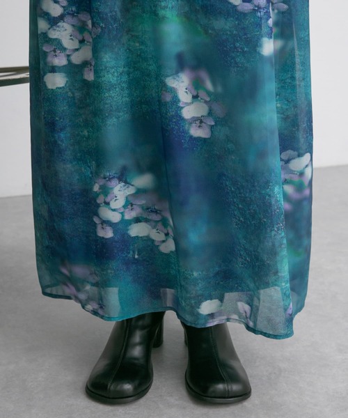 KBF（ケイビーエフ）の「プリントキャミワンピース（ワンピース・レディース・グリーン系その他/ベージュ系その他・ONE）」の22枚目の写真