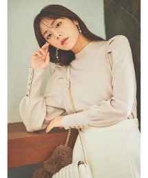 Te chichi | 【貴島明日香コラボ】総針ボリュームスリーブニット(ニット/セーター)