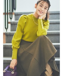 Te chichi | 【貴島明日香コラボ】総針ボリュームスリーブニット(ニット/セーター)