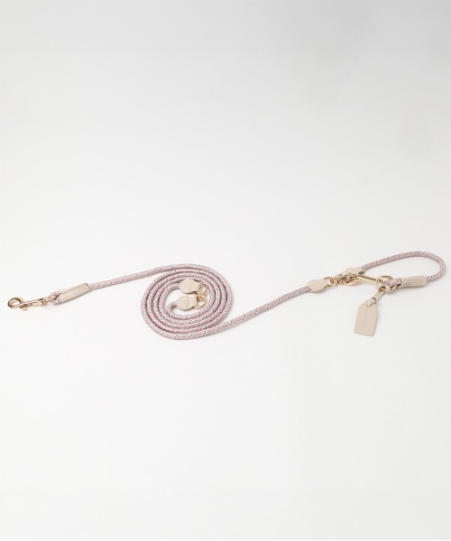 moncheri（モンシェリ）の「2wayミックスカラー反射リード（リード/ハーネス/首輪・レディース・モカ/アイボリー/ブルー/ピンク/グリーン・FREE/S/M）」の5枚目の写真