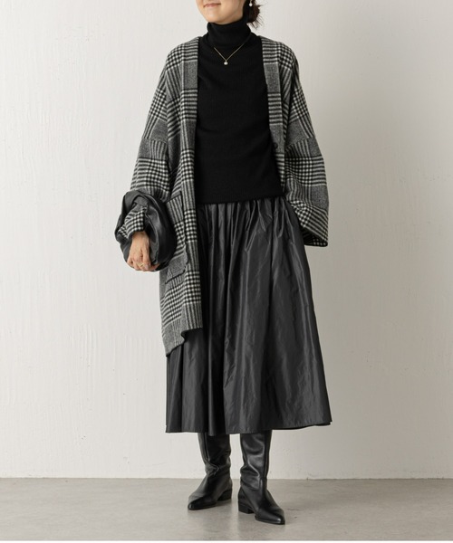 BEARDSLEY(ビアズリー)の「タフタギャザースカート:裏地つき(スカート・レディース・グレー/ブラウン・FREE)」の7枚目の写真