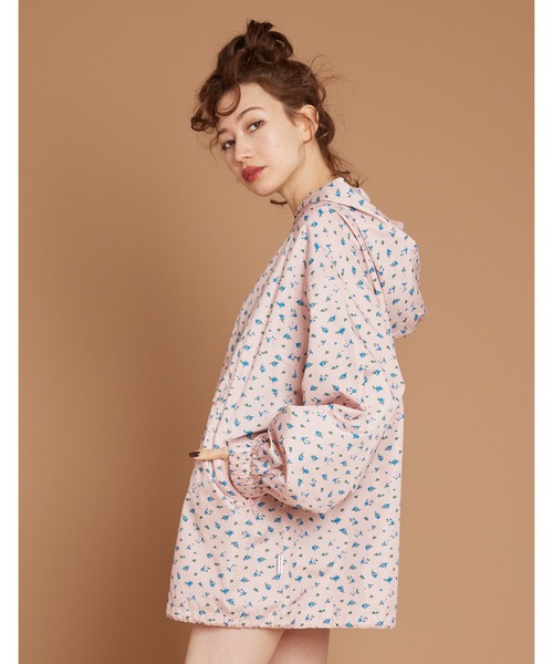 大人気新品  セール】Flower print nylon pull over（ナイロンジャケット トップス
