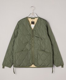 TAION | TAION/タイオン MILITARY WZIP JACKET/ミリタリーダブルジップ キルティングダウンジャケット(TAION-101ZML-1)(ダウンジャケット/コート)
