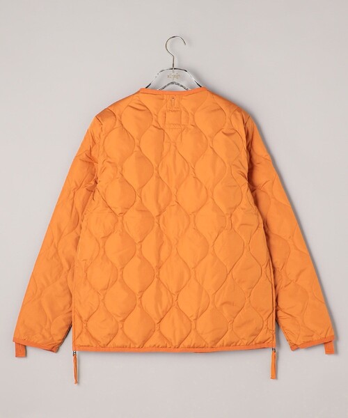 TAION(タイオン)の「TAION/タイオン MILITARY WZIP JACKET/ミリタリーダブルジップ キルティングダウンジャケット(TAION-101ZML-1)(ダウンジャケット/コート・レディース・オリーブ/ブラック/オレンジ/グリーン・MEDIUM/LARGE/X-LARGE)」の5枚目の写真