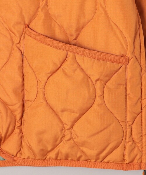 TAION(タイオン)の「TAION/タイオン MILITARY WZIP JACKET/ミリタリーダブルジップ キルティングダウンジャケット(TAION-101ZML-1)(ダウンジャケット/コート・レディース・オリーブ/ブラック/オレンジ/グリーン・MEDIUM/LARGE/X-LARGE)」の8枚目の写真