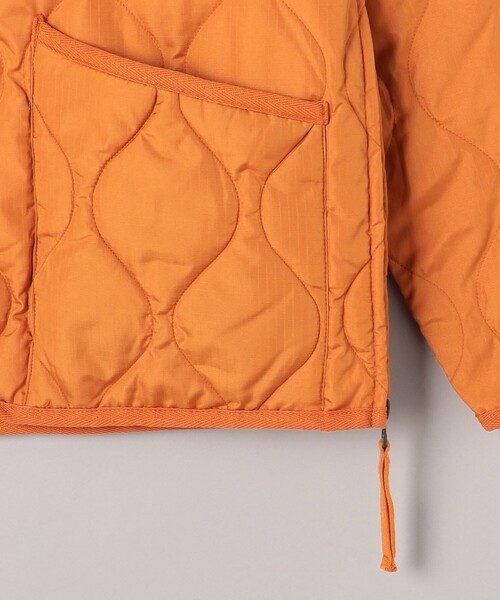 TAION(タイオン)の「TAION/タイオン MILITARY WZIP JACKET/ミリタリーダブルジップ キルティングダウンジャケット(TAION-101ZML-1)(ダウンジャケット/コート・レディース・オリーブ/ブラック/オレンジ/グリーン・MEDIUM/LARGE/X-LARGE)」の10枚目の写真