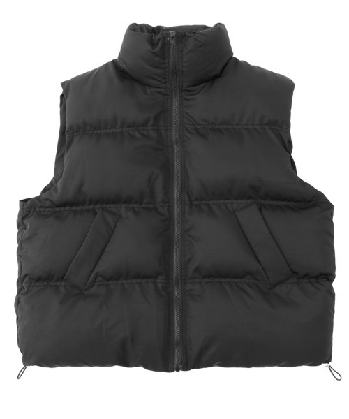 Figments（フィグメンツ）の「エコダウンベスト（ダウンベスト・レディース・カーキ/ブラック/ホワイト・FREE）」の15枚目の写真