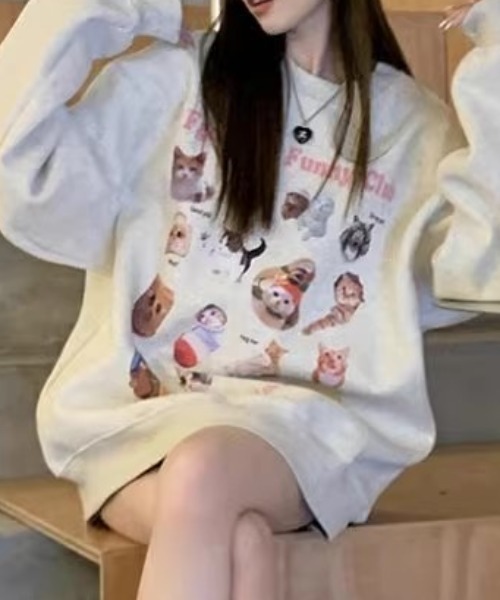 最後の1枚です♡スコットクラブ購入 デザイントレーナー 可愛い♡ 最後