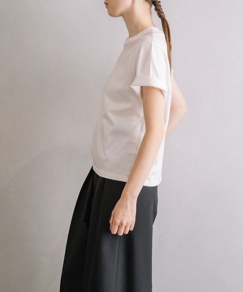 MARECHAL TERRE（マルシャルテル）の「チュール切替えトップス（Tシャツ/カットソー・レディース・グレー/ブルー/ブラック/オフホワイト・MEDIUM）」の17枚目の写真