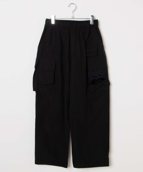 WEGO（ウィゴー）の「WEGO/【一部店限定】ユーティリティーワイドパンツ（カーゴパンツ・メンズ・ブラック・FREE）」の19枚目の写真
