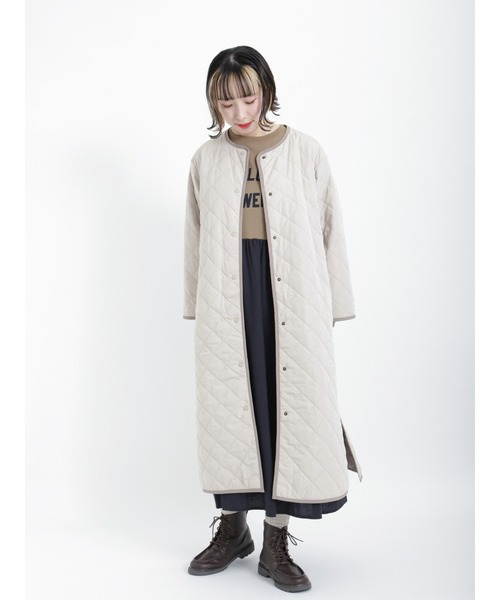 Samansa Mos2（サマンサ モスモス）の「ドッキングロゴワンピース（ワンピース・レディース・モカ/グレー/ブラック・ﾌﾘ-）」の17枚目の写真