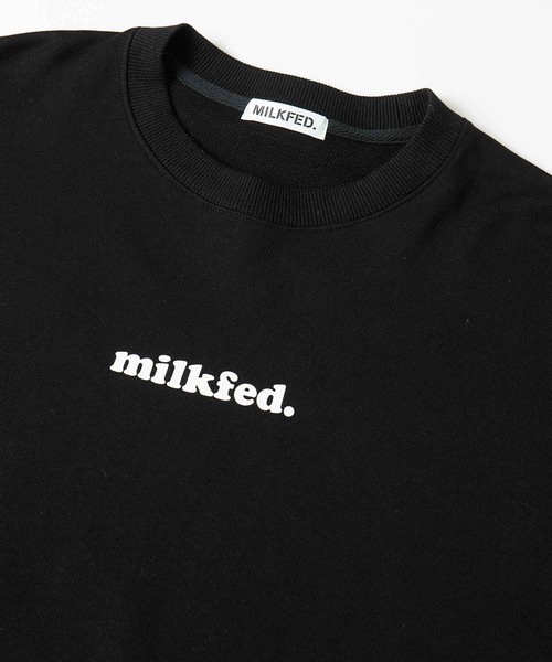 MILKFED.(ミルクフェド)の「COOPER LOGO SWEAT TOP(スウェット・レディース・ライトグリーン/オフホワイト/ブラック・ONE SIZE)」の6枚目の写真