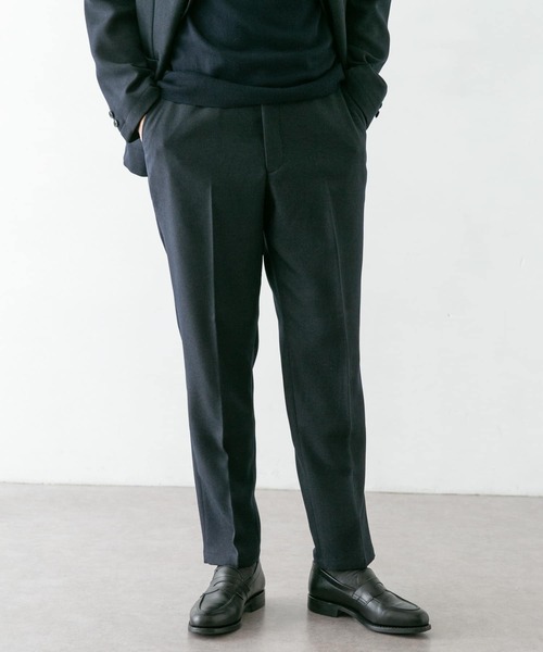 URBAN RESEARCH DOORS(アーバンリサーチドアーズ)の「LIFE STYLE TAILOR ウールライクコンフォータブルパンツ(スーツパンツ・メンズ・ネイビー/ブラウン・SMALL/MEDIUM/LARGE/X-LARGE)」の13枚目の写真