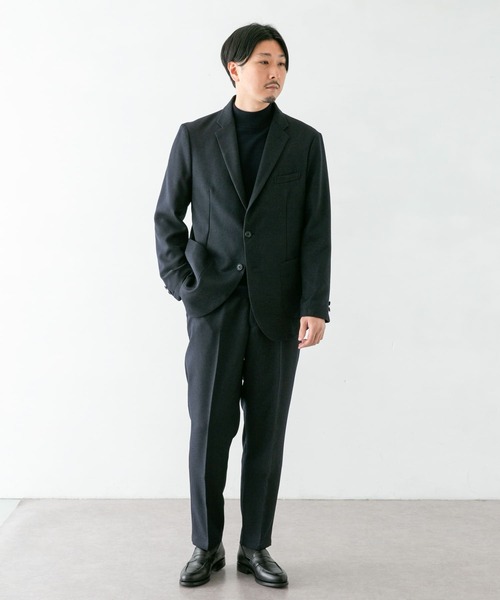 URBAN RESEARCH DOORS(アーバンリサーチドアーズ)の「LIFE STYLE TAILOR ウールライクコンフォータブルパンツ(スーツパンツ・メンズ・ネイビー/ブラウン・SMALL/MEDIUM/LARGE/X-LARGE)」の15枚目の写真