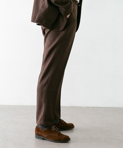 URBAN RESEARCH DOORS(アーバンリサーチドアーズ)の「LIFE STYLE TAILOR ウールライクコンフォータブルパンツ(スーツパンツ・メンズ・ネイビー/ブラウン・SMALL/MEDIUM/LARGE/X-LARGE)」の17枚目の写真