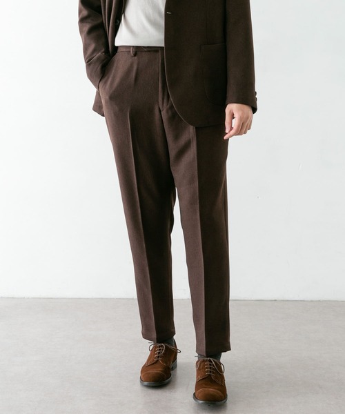 URBAN RESEARCH DOORS(アーバンリサーチドアーズ)の「LIFE STYLE TAILOR ウールライクコンフォータブルパンツ(スーツパンツ・メンズ・ネイビー/ブラウン・SMALL/MEDIUM/LARGE/X-LARGE)」の21枚目の写真