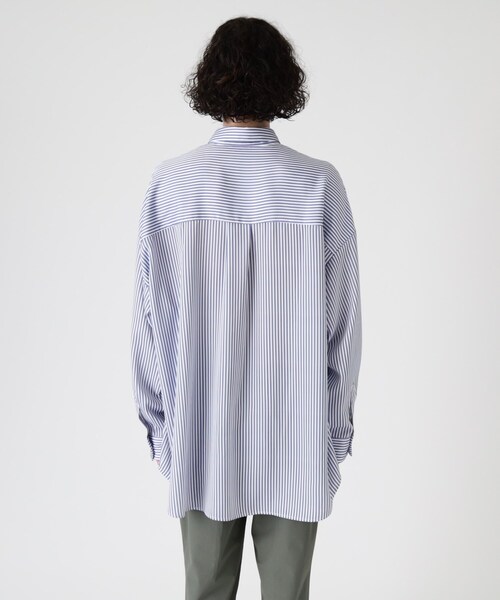 tk.TAKEO KIKUCHI（ティーケータケオキクチ）の「◆なめらかストライプシャツ（シャツ/ブラウス・メンズ・ブルー系7/ネイビー系2/ブルー系2・01/02/03）」の7枚目の写真