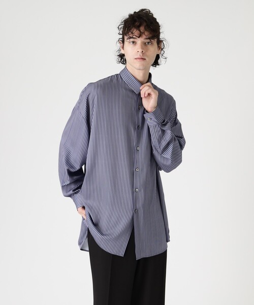 tk.TAKEO KIKUCHI（ティーケータケオキクチ）の「◆なめらかストライプシャツ（シャツ/ブラウス・メンズ・ブルー系7/ネイビー系2/ブルー系2・01/02/03）」の16枚目の写真