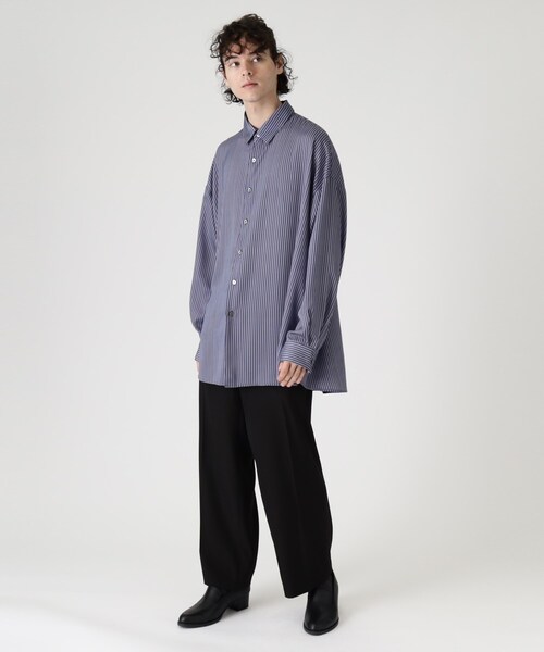 tk.TAKEO KIKUCHI（ティーケータケオキクチ）の「◆なめらかストライプシャツ（シャツ/ブラウス・メンズ・ブルー系7/ネイビー系2/ブルー系2・01/02/03）」の17枚目の写真
