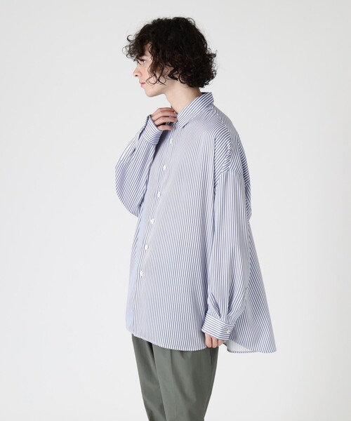 tk.TAKEO KIKUCHI（ティーケータケオキクチ）の「◆なめらかストライプシャツ（シャツ/ブラウス・メンズ・ブルー系7/ネイビー系2/ブルー系2・01/02/03）」の19枚目の写真
