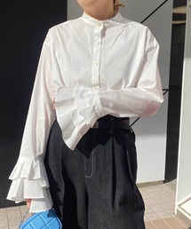 CAPRICIEUX LE'MAGE | カフスフレアシャツ(シャツ/ブラウス)