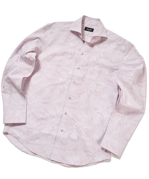 MEN'S BIGI（メンズビギ）の「フラワーJQシャンブレーシャツ（シャツ/ブラウス・メンズ・ピンク/グレー/ブルー・01/02/03/04）」の3枚目の写真