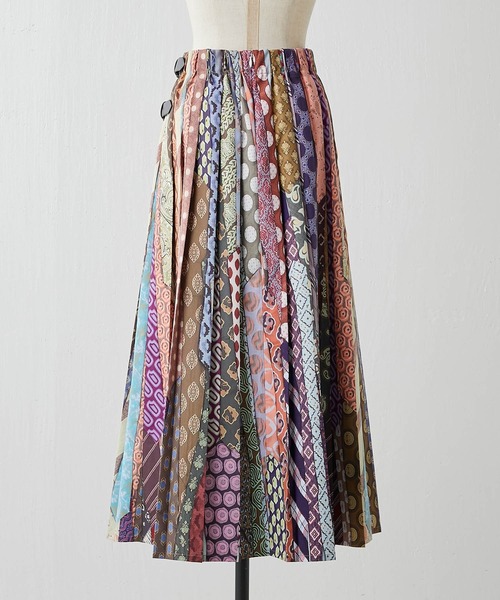 ear PAPILLONNER（イアパピヨネ）の「【tomoki yurita×ear】ネクタイ柄プリーツスカート（スカート・レディース・その他・FREE）」の7枚目の写真