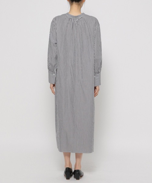 LEPSIM（レプシィム）の「【FOR I SERIES】フトベルトストライプワンピース　182227（シャツワンピース・レディース・ブルー/グリーン/グレー・FREE）」の16枚目の写真